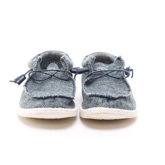 Hey Dude Textile Wally Sox Aqua Loafers & Slip-Ons Men 9 Blue/White - Picture 5 of 17